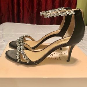 Jewel badgley caroline ankle strap evening shoes